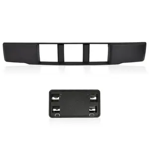 Fit For 2015-2017 Ford F-150 F150 Front Bumper Lower Grille Trim+License Bracket