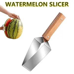 2026 Stainless Steel Watermelon Slicer, Stainless Steel Manual Fruit Slicer, Multifunction Watermelon Cutter Slicer Tool, Fruit Divider, Watermelon Cutting Tool