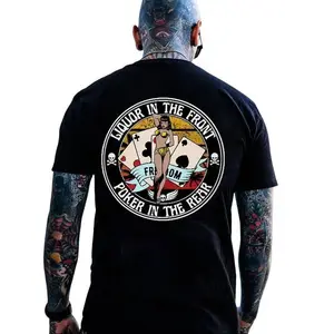 LIQUOR IN THE FRONT POKER IN THE REAR Sexy Lady Poker Print T-shirt, Hoodie & Sweater | Unisex Sizes S-5XL