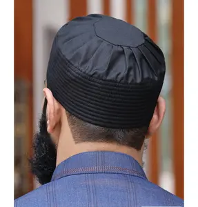 Men's Soft Islamic Turban Kufi - Black