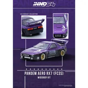 Inno64 1:64 Mazda RX-7 FC3S Pandem Rocket Bunny - Purple