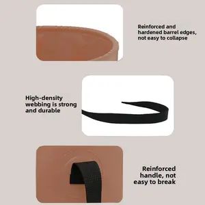 Outdoor travel 20L large capacity PVC folding bucket camping picnic portable bucket outdoor fishing bucket