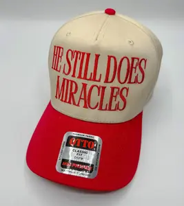 He Still Does Miracles Embroidered Hat | Christian Faith Cap