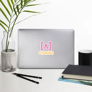 Stressed SLP Sticker 3"x3" 4"x4" 5.5"x5.5" Durable Vinyl Speech Therapy Sticker for Laptops Water Bottles with Schwa Wedge Design for SLPs Therapy Materials