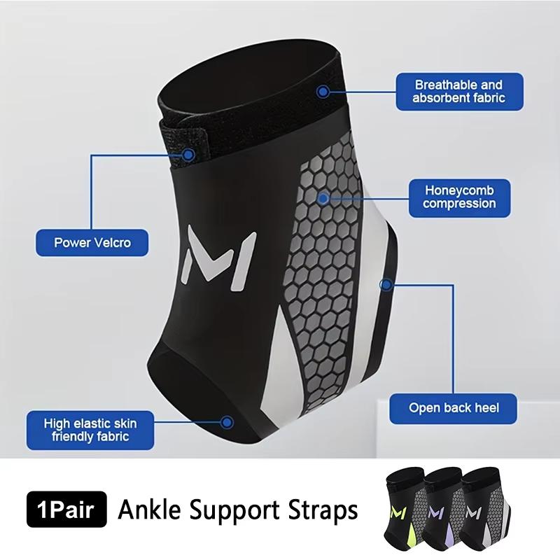 Ankle Brace Support 2PCS Ankle Sleeve Compression for Men Women Basketball Fitness Running  Elastic Ankle Stabilizer Workout