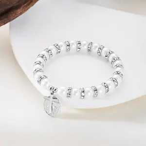 First Communion Confirmation Baptism Gifts for Girls Boys, Cross Bracelets for Her Him Christian Religious Gift Christening Communion Jewelry Favor for Goddaughter Daughter Son