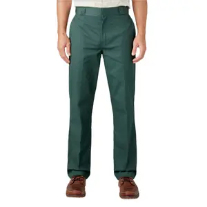 Dickies Men's Original 874® Work Pants - Hunter Green (D8740GH), Relaxed Straight Fit Menswear Workwear, All-Seasons Durable Twill, Reinforced Seams, Wide Tunnel Belt Loops, Pocket