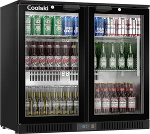 Coolski Back Bar Cooler Commercial Undercounter Refrigerator, 7.0 Cu.Ft.