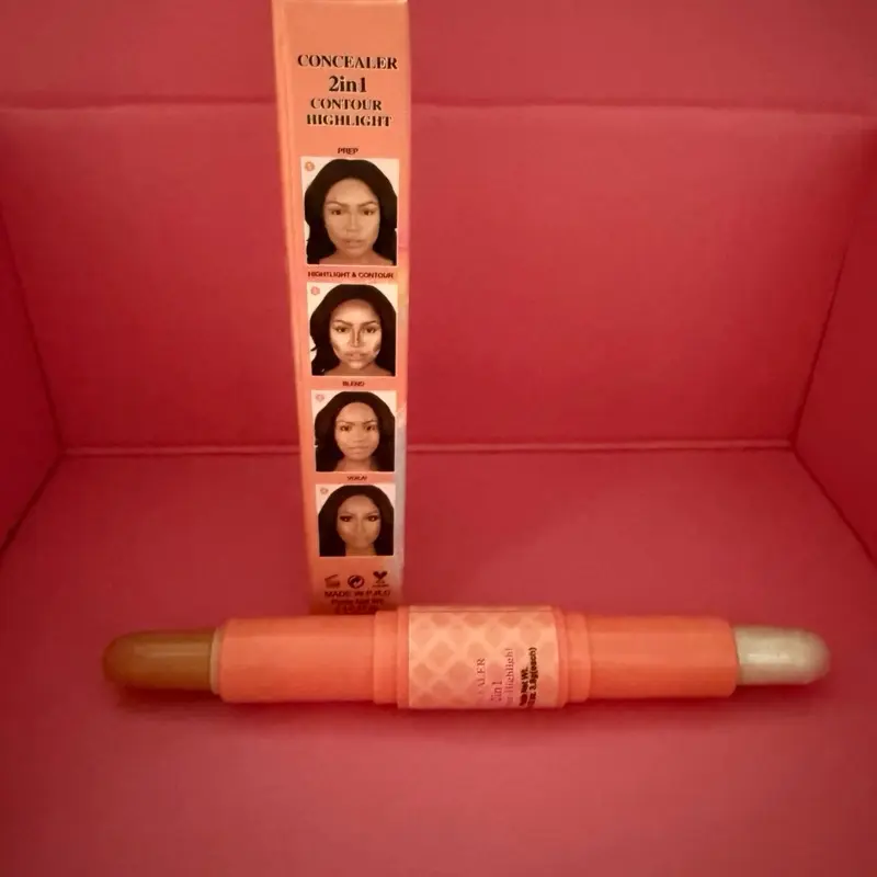 Concealer 2 in 1 Contour Highlighter - Dual Function Makeup for Flawless Finish