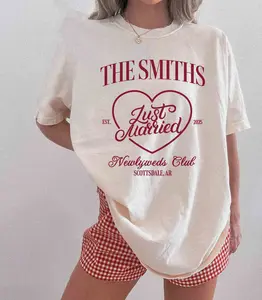 Custom Honeymoon Social Club Tshirt, Mr and Mrs Comfort Colors Shirts, Just Married Shirts, Honeymoon Club Shirts, Couple Tee