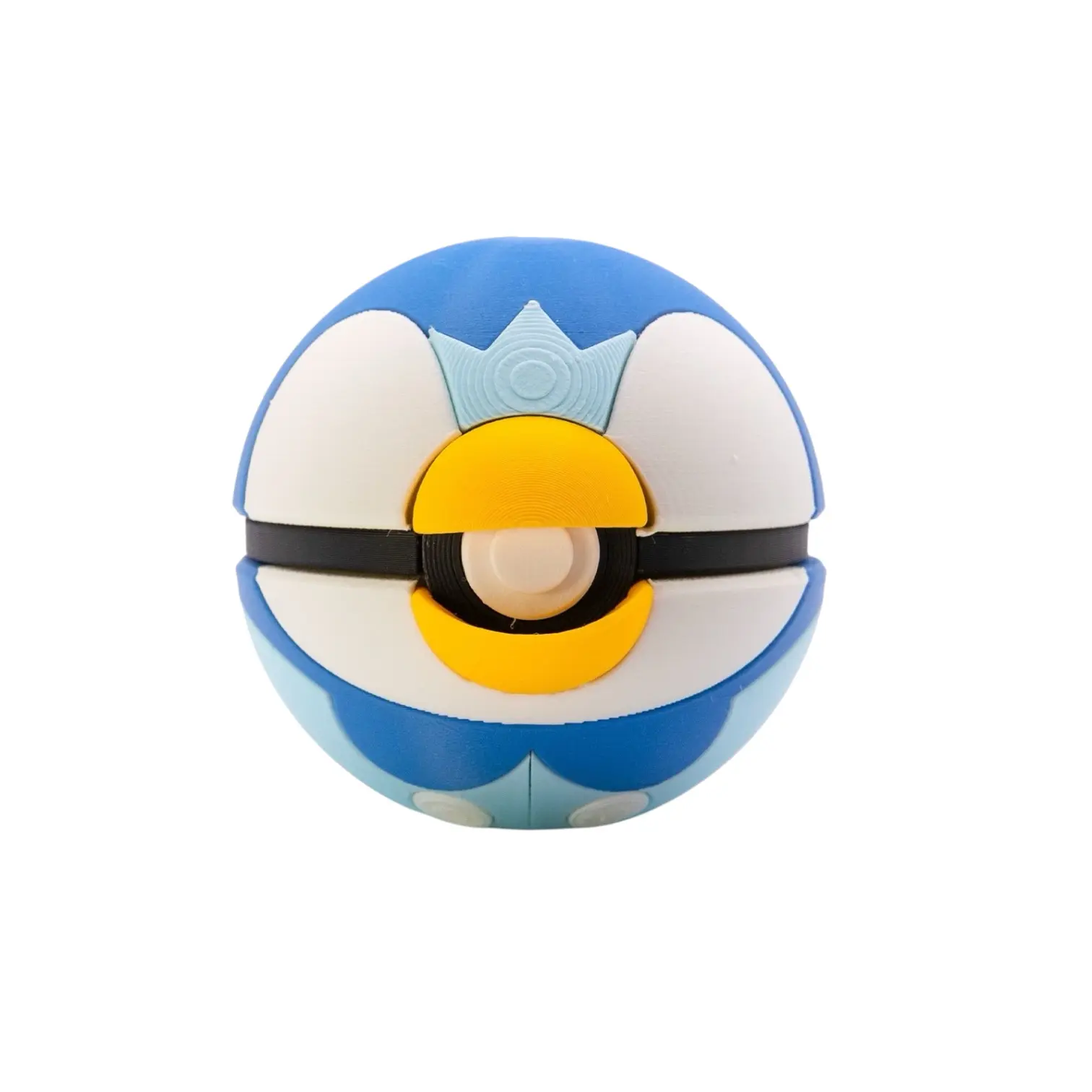 Piplup Poke Ball - Inspired 3D Printed Collectible