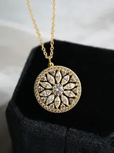 1 PC Romantic Cubic Zirconia Necklace Pendant For Women Valentine's Day Gift Wedding Jewelry Jewellery Pendant