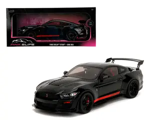 Pink Slips 1:18 2022 Ford Shelby GT500 Code Red – Black by Jada