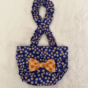 French Bulldog Heat Diaper with Suspenders – Washable Female Dog Diaper – Purple Chatty Floral