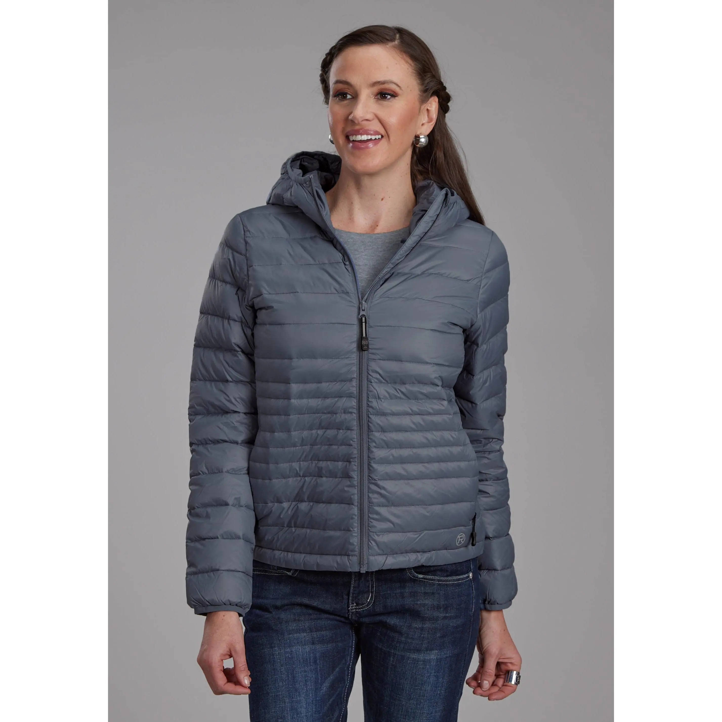 Women's Roper Silver Parachute Coat