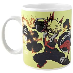 My Hero Academia Anime Izuku and Katsuki Ceramic Mug 16-Ounce Coffee Cup