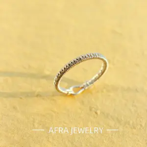 Handcrafted Wire Wrapped Silver Ring, Vintage Band Ring, Woven Ring,Personalized Artistic Jewelry