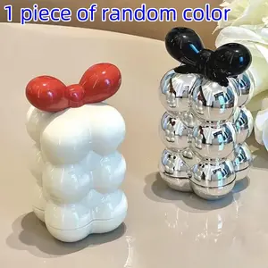 Cute Random Color Toothpick Holder, Versatile Storage Box for Cotton Swabs, Dental Floss, Makeup, Jewelry, Bathroom & Lipstick Organizer, Beauty Organizer