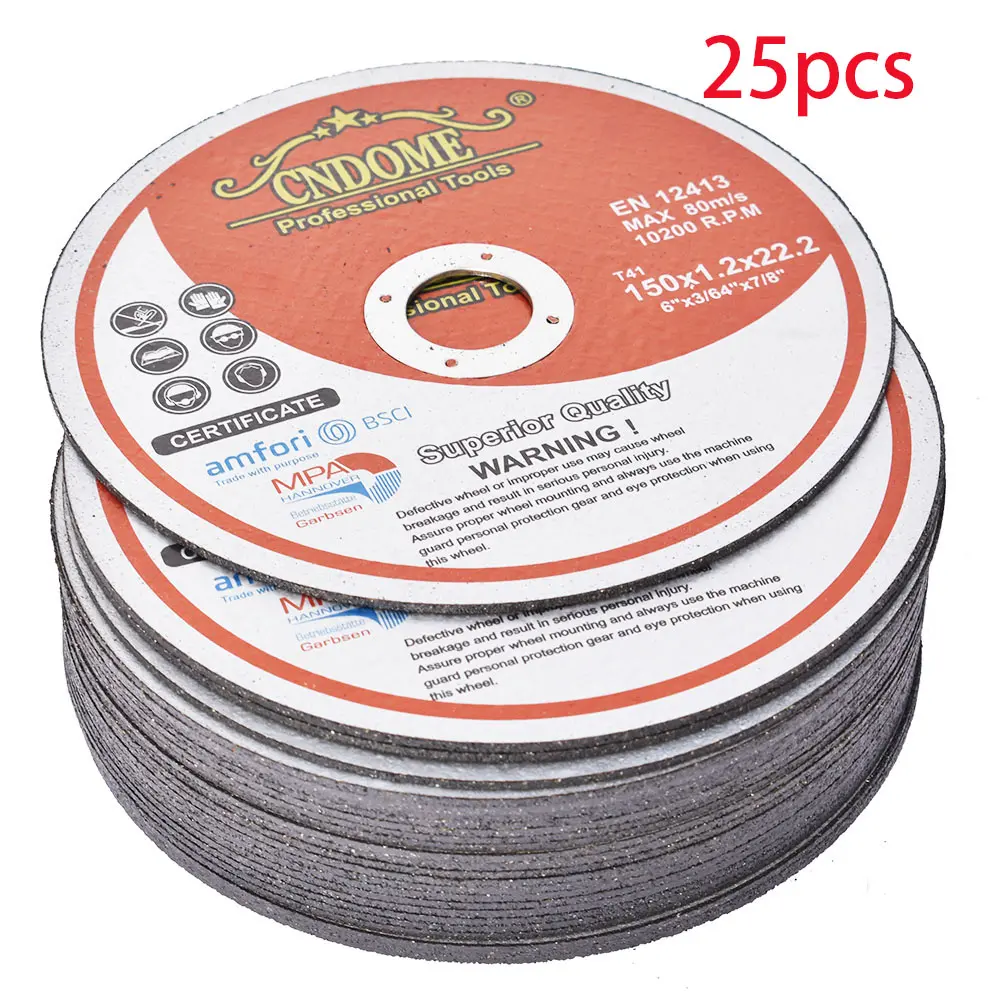 25 Pack 6'x0.045'x7/8' Cut Off Wheel