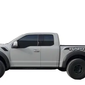 2x FORD RAPTOR BEDSIDE TRUNK DECAL (RAPTOR TEXT DECAL, 2017-2020)