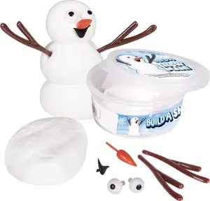 Build a Snowman Kit 3Pk - Melting Snowman Putty & Clay Craft Kit, Fun DIY Snowman Craft for Kids & Toddlers, Perfect Stocking Stuffer Christmas Gift