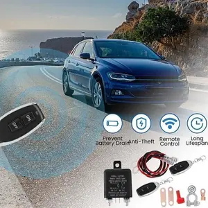 Car Battery Disconnect For Car Truck RV 12V 200A 12V Wireless Dual Remote