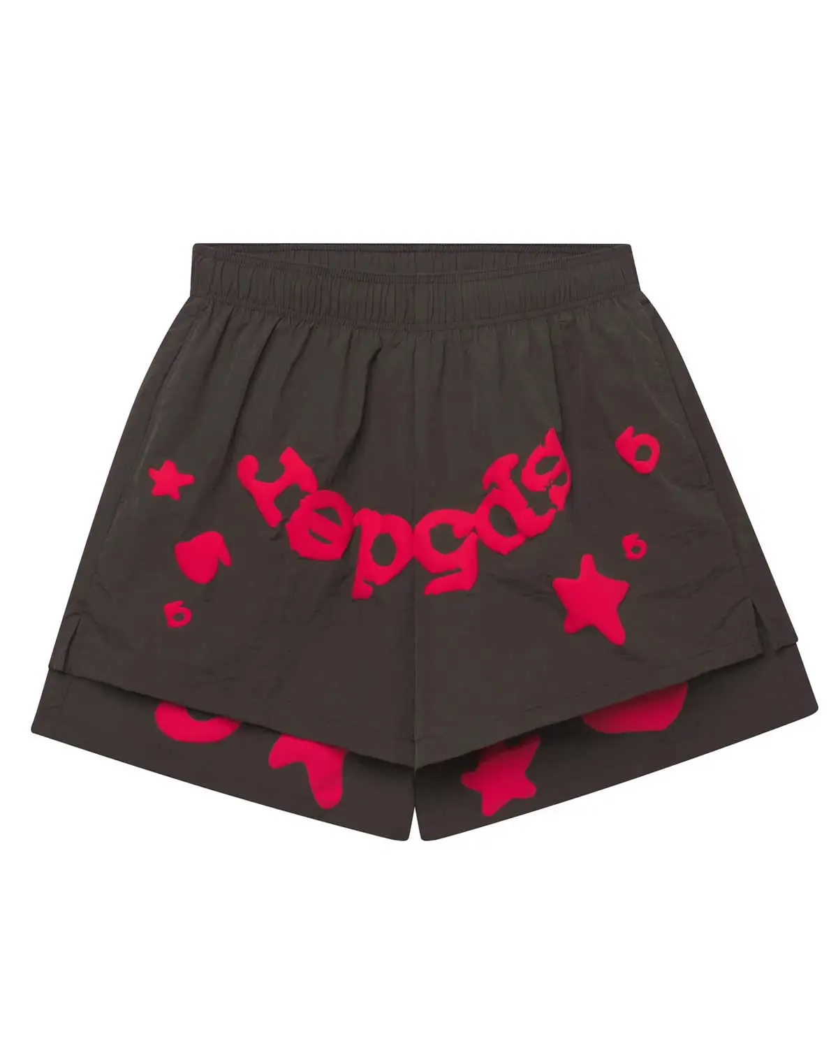 Sp5der Double Layer Short Slate Grey