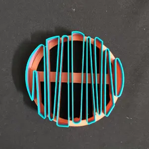 Concha and Cookie Stamps Zigzag Print Design