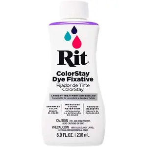 8 Oz. Liquid Fabric Dye for Clothing, Décor, and Crafts – Fixative Dye (1 Pack)