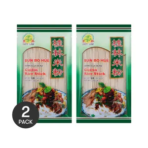 2 Pack BAMBOO GARDEN Guilin Rice Noodles (300g/bag) - Authentic Chinese Instant Pho & Ramen Alternative
