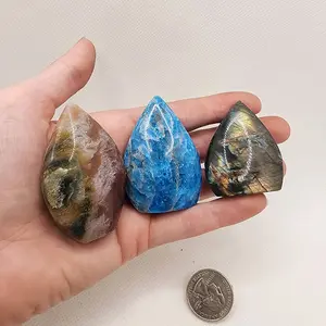 Gemstone Mini Freeform Display 1pc - Natural stone Crystal Decor