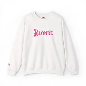 Galinda “Blonde” Wicked Crewneck Sweatshirt | Broadway-Inspired Pink Letter Pullover