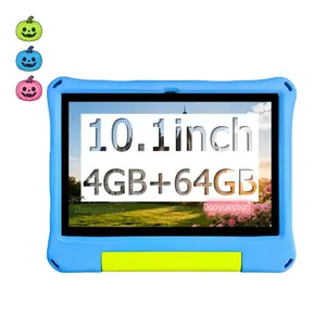 Festive 10.1 Inch Kids Learning Android Touchscreen Tablet PC, Supports Sim Card, Parental Control, Durable Protective Case, Perfect Halloween Christmas Gift