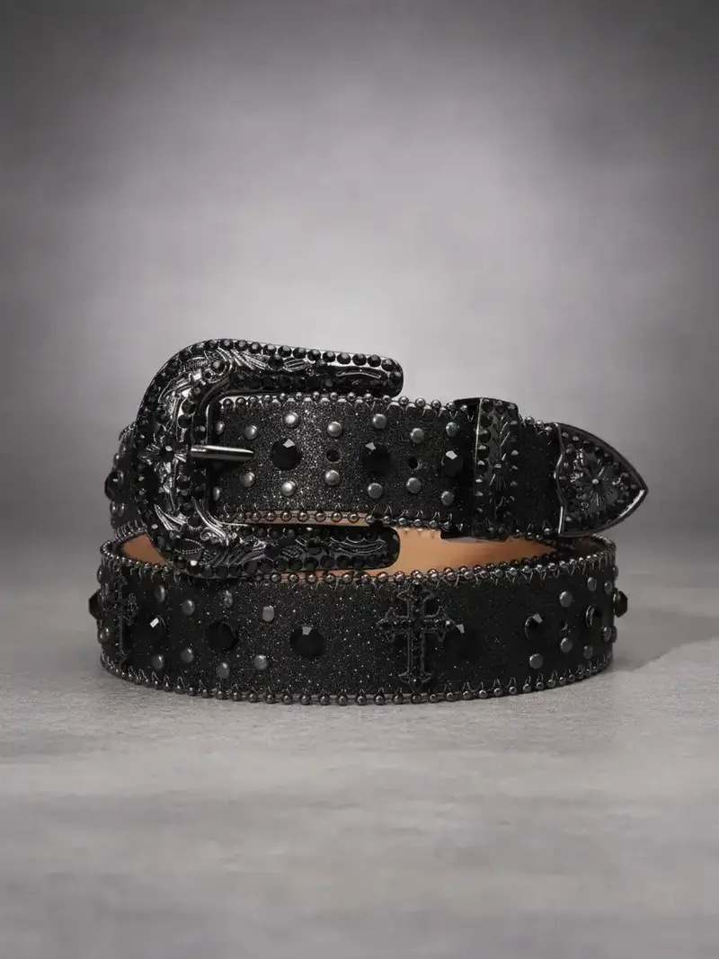 1pc Luxurious Party Belt Zebra Pattern, Unisex Waistband for  display picture 1
