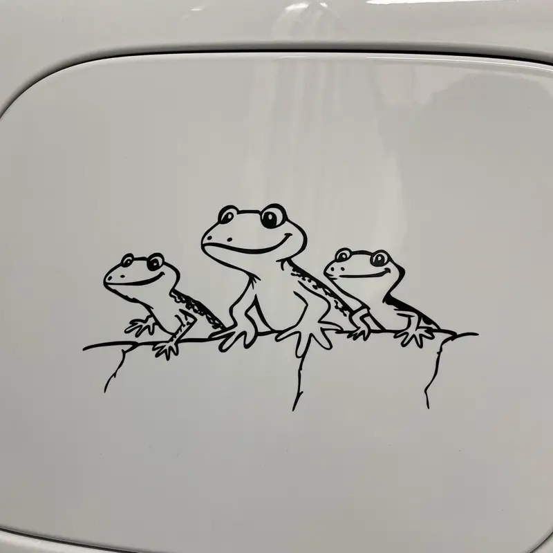 Funny Lizards Car Decal – Cute Vinyl Sticker for Cars, Windows, Laptops & Bottles | Handmade Waterproof Vinyl | 3 x 5.7 Inches laptop sticker