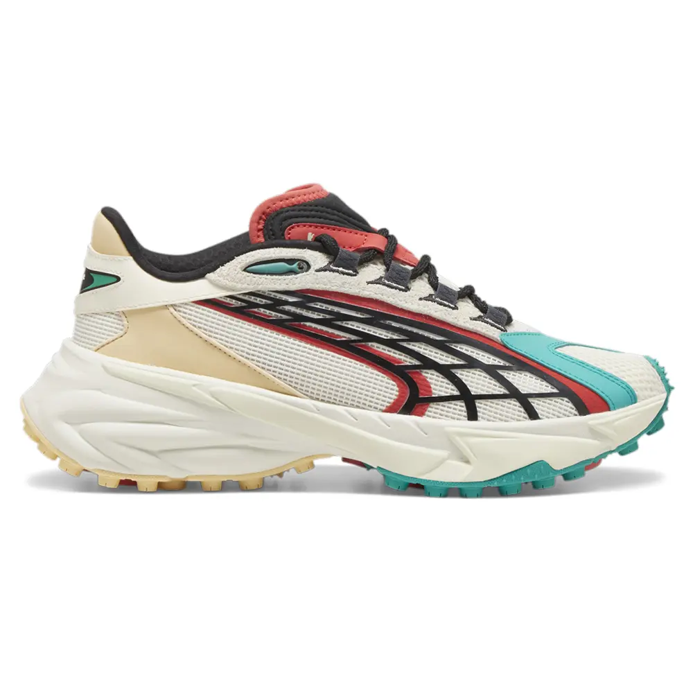 PUMA Mens Spirex Icons Of Speed Lace Up Sneakers Shoes Casual - White