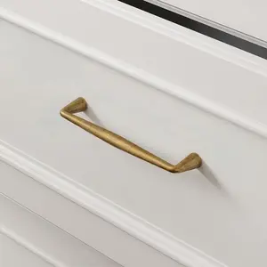 10 Pack 5in Champagne Bronze Cabinet Pulls Kitchen Cabinet Handles Kitchen Hardware for Cabinets Zinc Alloy  Drawer Pulls