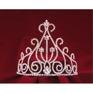 212 MAIN Rodeo Queen Tiara - 5.50 in Sunnywood Design, Tiara Shape Hair Accessory for Weddings, Proms