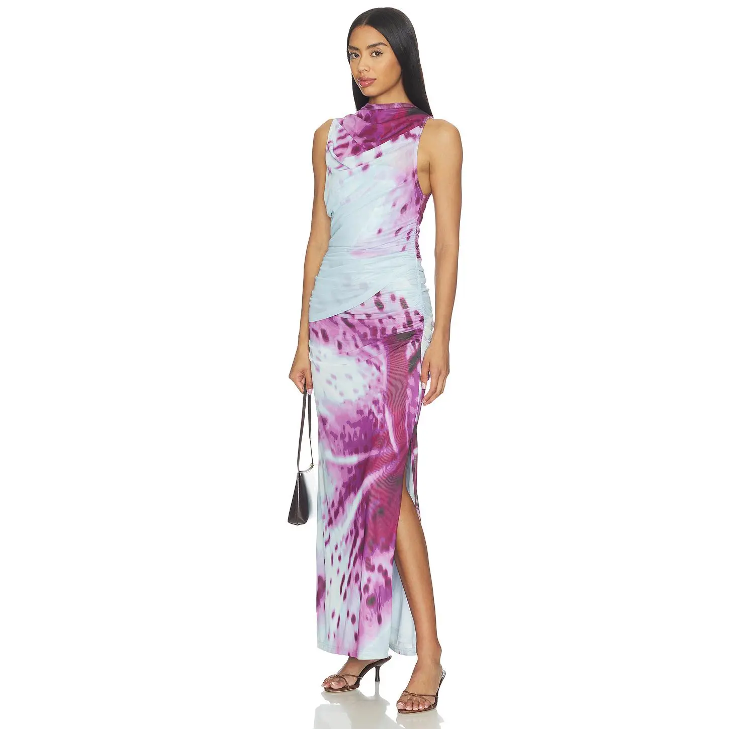 SOVERE Odette Dress in Blue Orchid