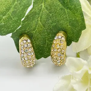 Pre-owned Dior As Shown Shoulder Bags Christian Vintage Clip On Earrings RS2285059