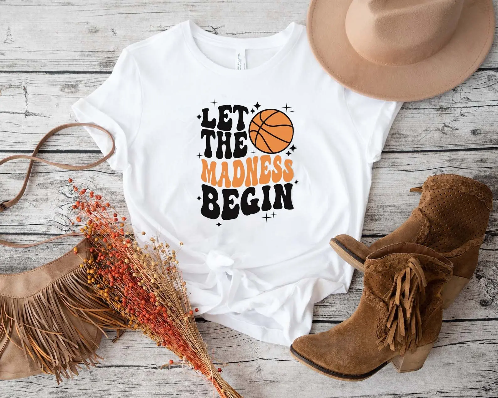 Let The Madness Begin Shirt, March Madness Shirt, College Basketball Shirt, Basketball Lover Shirt, Basketball Season shirt