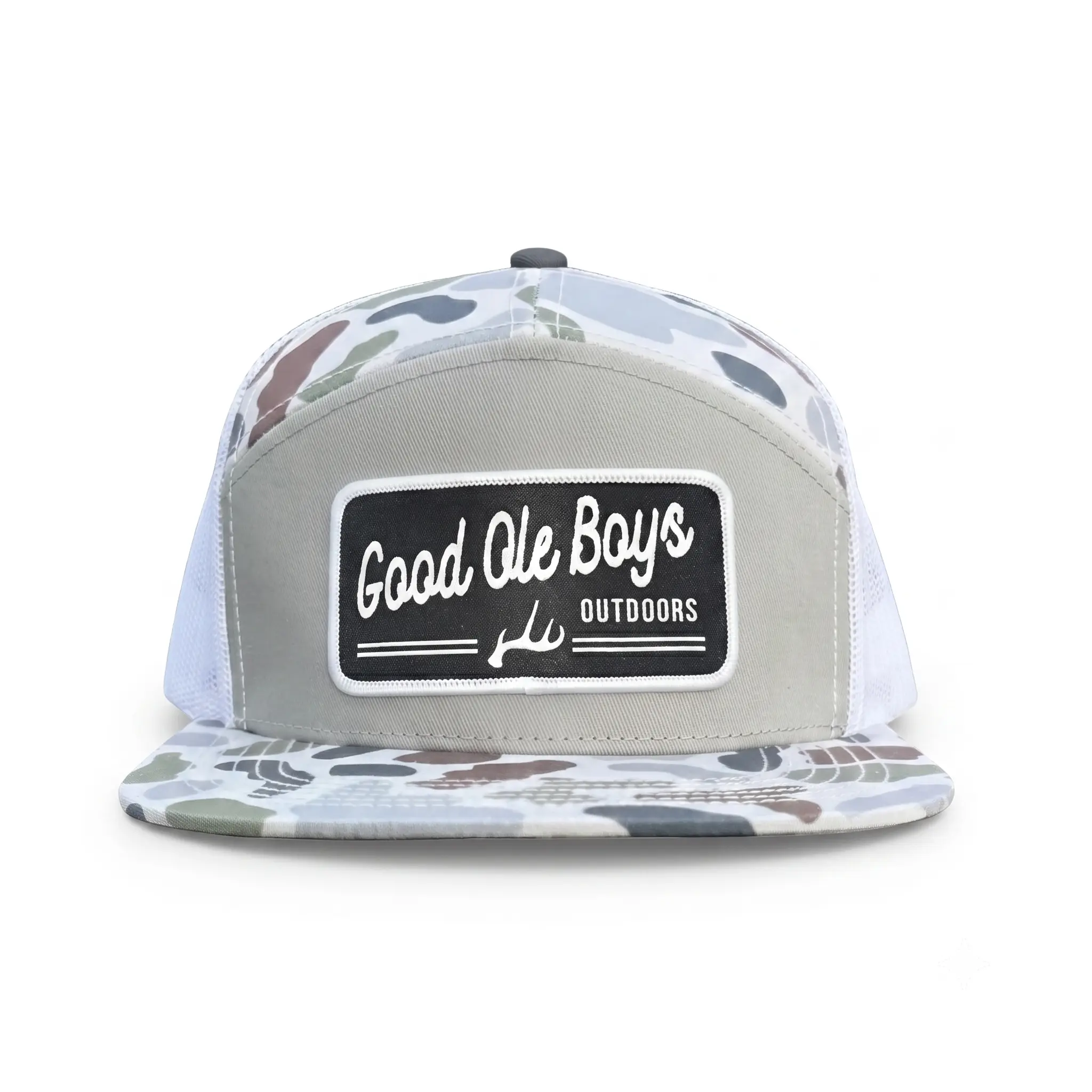 Retro Good Ole Boys Camo Trucker Hat | Hunting Fishing Mesh Snapback Cap, Southern Outdoor Style Hat, Camouflage Trucker Cap, Gift for Hunters | Gift For Friends/Family, Men's Accessories, Accessories For Women