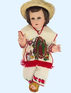 JUAN DIEGO Baby Jesus Outfit Handmade with Accessories & Underclothes Perfect for Christmas Nativity Catholic Gift Nino Dios Traje Bebé Niño Dios