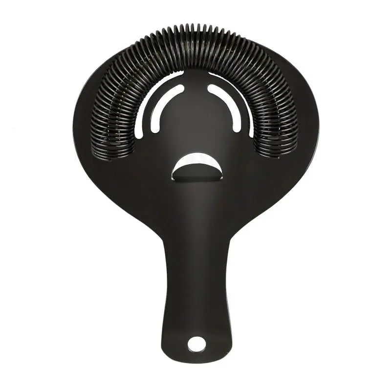 Hawthorne Bar Strainer for Mixology - Gunmetal-Plated Stainless Steel Cocktail Strainer, Fits All Mixing Tins, Enhanced Tight Coils, Hand Wash Only, Gunmetal Plate, Standard
