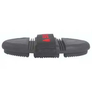 Professional's Choice Tail Tamer Soft Touch Flex Curry - Gentle Horse Grooming Brush with Flexible Rubber Backing Black