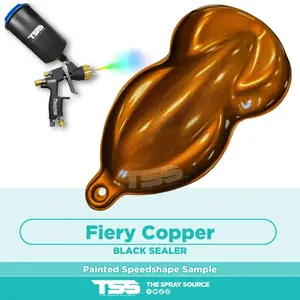 Fiery Copper Painted Sample (Black Ground Coat)