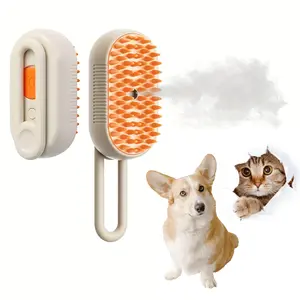 3-in-1 Cat Steam Brush - Shedding & Stress Relief Tool