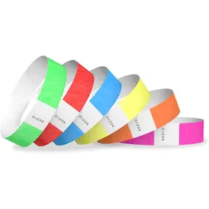 600  Tyvek Wristbands for Events, 6-Color Variety Pack - Tamper-Proof Design Prevents Reuse - -Grade Bracelets for  &  ID, Party, VIP