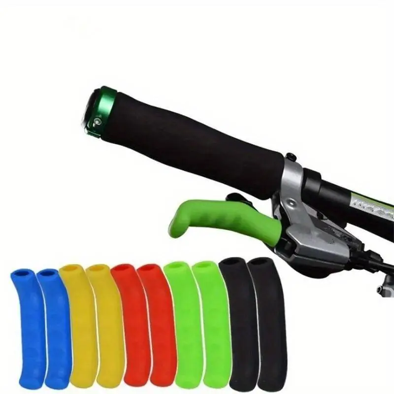 Bicycle Brake Handle Cover Silicone MTB Grips Bicycle Handlebar Protect Cover Anti-slip Bicycle Protective Gear Outdoor Sports Gear Outdoor Sport Cycling Bike Accessories