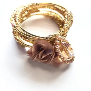 Crafted Shiny wrap bangle Spiral Bracelet